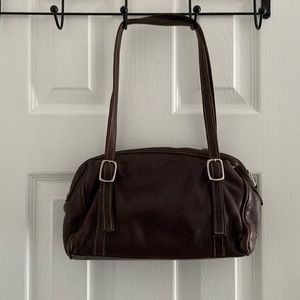 Roots Vintage Brown Leather Bag
